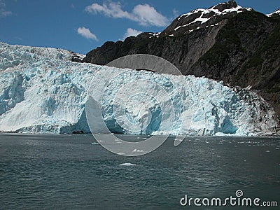 Holgate Glacier - Alaska Stock Photo