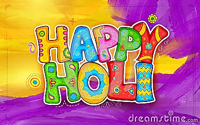 Holi background Vector Illustration