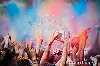 Holi Festival Stock Photo