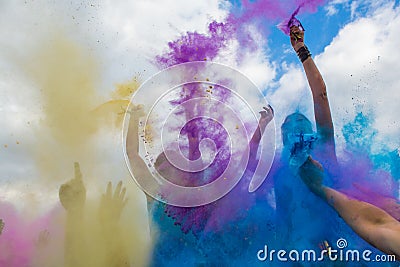 Holi festival of colours, India Stock Photo