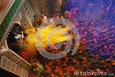 Holi Festival in India Editorial Stock Photo