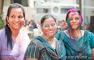 Holi Editorial Stock Photo