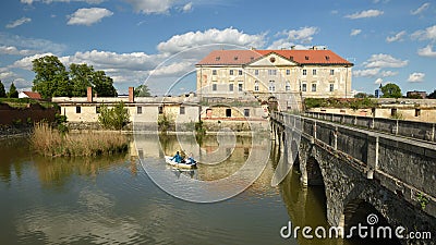 Holic Castle, Trnava Region, Slovakia Editorial Stock Photo