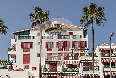 Holiday apartments Tenerife Stock Photo