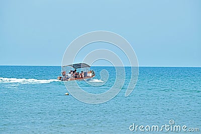 Holiday boat riding Editorial Stock Photo