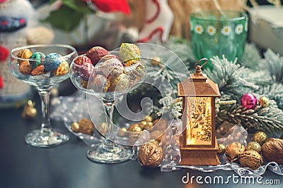 Holiday Christmas decoration Stock Photo