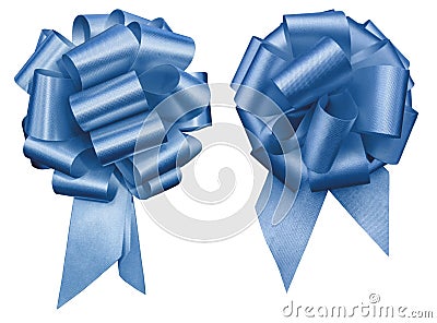 Holiday / event silver ribbon on white background Stock Photo