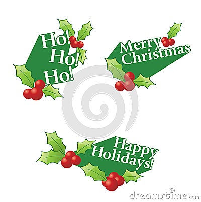 Holiday Greetings Stock Photo