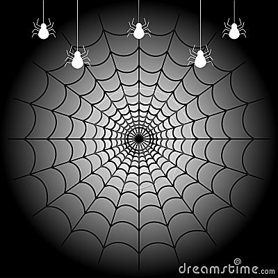 Halloween vector background. Vector Illustration