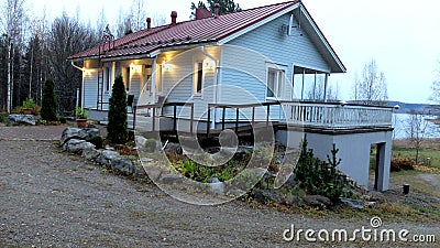 A holiday home Stock Photo