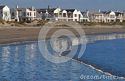 Holiday houses in Paternoster Stock Photo