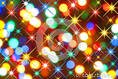 Holiday Lights Stock Photo