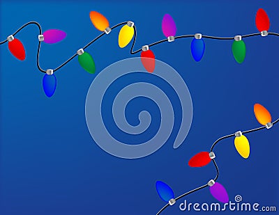 Holiday Lights Vector Illustration