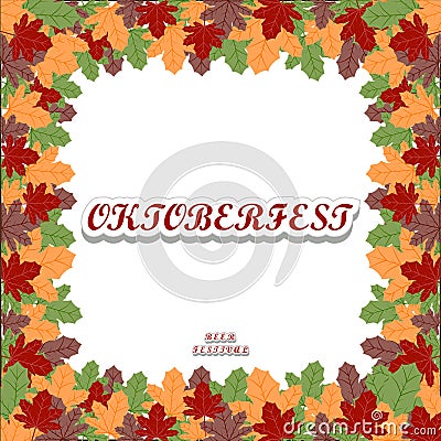 The holiday Oktoberfest Vector Illustration