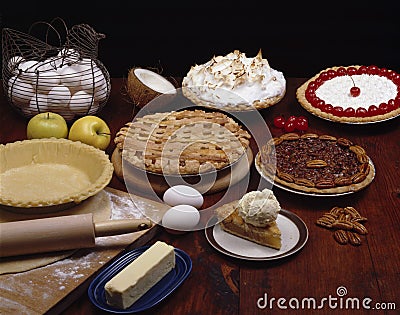 Holiday Pies Stock Photo