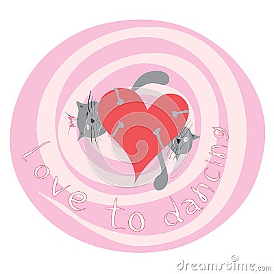 Holiday Valentine Day Vector Illustration