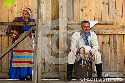 Holiday Vepsian national culture Tree of Life Editorial Stock Photo