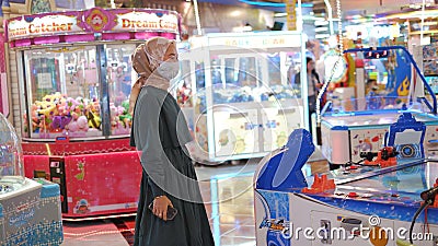 Holiday wearing a mask during a pandemic Editorial Stock Photo