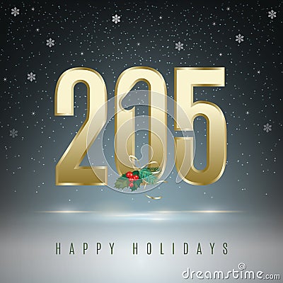 2015 holidays season. Stock Photo