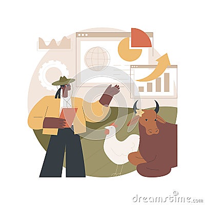 Holistic management abstract concept vector illustration. Vector Illustration