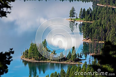 Holland Lake Stock Photo