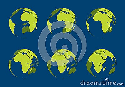 Hollow Globe Vector Illustration