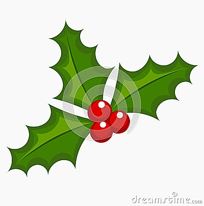 Holly berry vector Vector Illustration