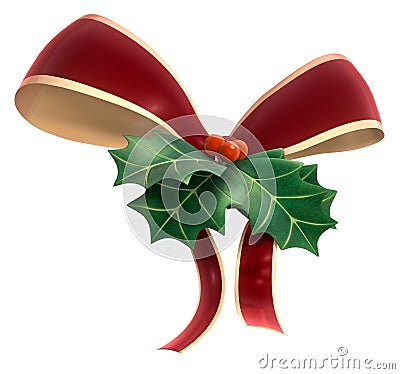 Holly Decor Stock Photo