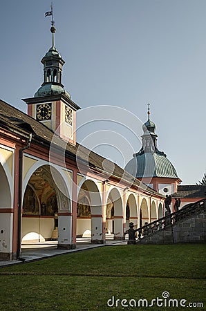 Holly Hill monastery 8, Pribram Stock Photo