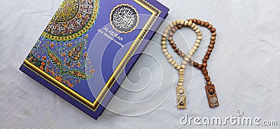 holly quran and tasbih, ramadhan kareem Editorial Stock Photo