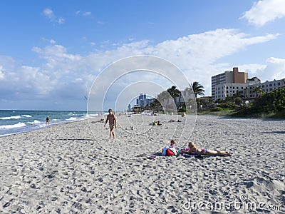 Hollywood beach, Pembroke Pines Editorial Stock Photo