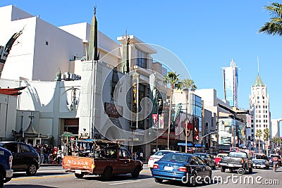 Hollywood Boulevard Editorial Stock Photo