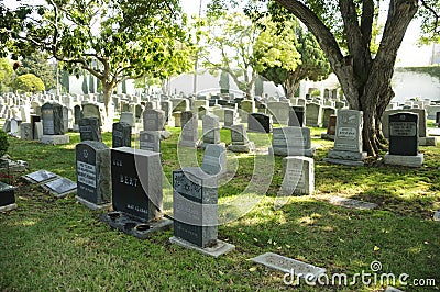 Hollywood Forever Cemetery Editorial Stock Photo