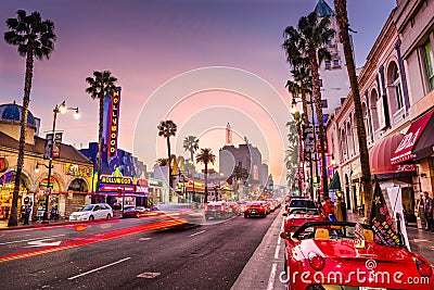 Hollywood, Los Angeles Editorial Stock Photo