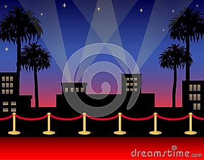 Hollywood Red Carpet/ai Stock Photo