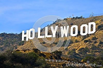 Hollywood Sign Editorial Stock Photo