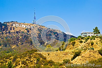 Hollywood Sign Editorial Stock Photo