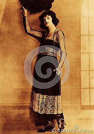 Hollywood silent movie actress Anita Stewart Editorial Stock Photo