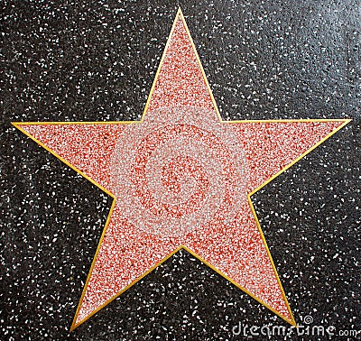 Hollywood Star Stock Photo