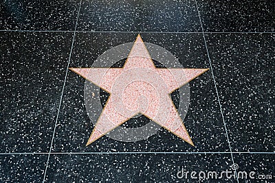 Hollywood Star Stock Photo