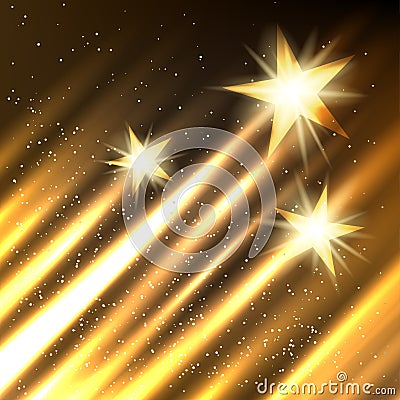 Hollywood Stars growth background Vector Illustration