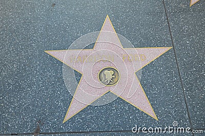 Hollywood Walk of Fame star Harrison Ford , Los Angeles, California, United States of America Editorial Stock Photo