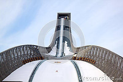 Holmenkollen ski jump Editorial Stock Photo