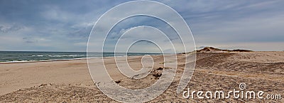 Holmsland Dunes next to Hvide Sande in Denmark Stock Photo