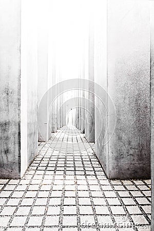 Holocaust Memorial Berlin concept photography Editorial Stock Photo