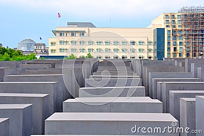 Holocaust Memorial, Berlin Germany Editorial Stock Photo