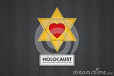 Holocaust Remembrance Day illustration, january 27 Cartoon Illustration