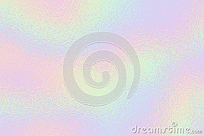 Hologram background. Rainbow foil effect texture. Holography pattern. Pearlescent gradient. Holographic ombre for design prints. P Vector Illustration