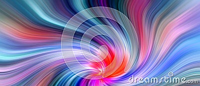 Hologram colorful light radiation background. Multicolored texture. Gradient background. Background or basemap use Stock Photo