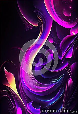 holographic colored abstract background Stock Photo